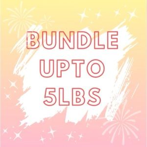 Bundles can not exceed 5lbs